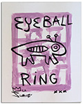 eyeball ring (acrylic on white paper)